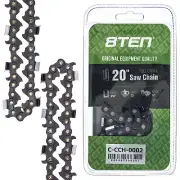 8TEN Chainsaw Chain for 20 Inch Bar .050 Gauge 3/8 Pitch 72 DL Stihl Husqvarna