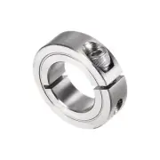Single Split Clamp-On Shaft Collar 1" Bore One-Piece Clamping Collar, 1-3/4" OD