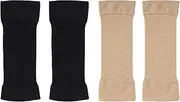 LIOOBO 2 Pairs Compression Arm Sleeves Lympedema Arm Warmer Shaper Arm Stockings Arm Sleeve Compression Cuff for Elbow Arm Sleeve
