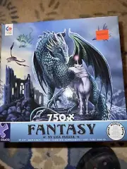 CEACO Fantasy 750 Jigsaw Puzzle The Protector of Magick Dragon Unicorn Sealed