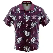 NRL 2021 Tribal Hawaiian Polo - Manly Sea Eagles - Rugby League
