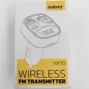 NULAXY NX10 Car Bluetooth Wireless FM Transmitter Dark Grey