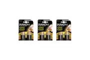 6pc Duracell CopperTop C Alkaline Battery 1.5V Multi Purpose for Clocks Radios
