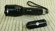 4 Super Bright LED Flashlights 2000 Lumen Cree Xml-T6 Waterproof Zoomable 5-mode