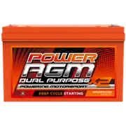 Power AGM 12V 135Ah Dual Purpose Battery
