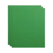 3x Marbig PE/Linen 4 D-Ring 25mm A4 Binder File Document Organiser Holder Green