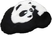 [LIFKOME] Cartoon Panda Carpet Plush Rug Plush Rugs Plush Carpet Plush Area Rug Kitchen Rug Home Decoration Pad Bedside Floor Mat Entry Mat Props Cartoon Cartoon Rug Small Floor Rugs