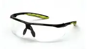 Pyramex Flex-Lyte Hi Viz Lime/Black Clear Lens Safety Glasses Z87+ CSA Z94