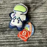 Astronaut Dog Toy Mini Plush Squeak Crinkle Fetch Play Glow In The Dark New