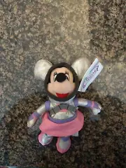 Disney Store's "Spaceman Minnie" Mini Plush Bean Bag NWT MINT RARE