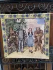 VINTAGE Wizard of Oz Wall Tapestry 25”x26” NEW