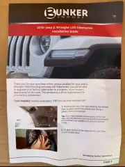 Jeep Wrangler JL, LED Tum Signal Lights & Side Makers for 2018-2020