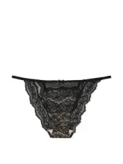 Victoria Secret Lace String Bikini Panty Size Large New With Tags $18.95