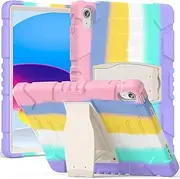 Herize iPad 11th(A16) 2025 iPad10th Generation 10.9 inch Case Cover 2022 with Stand | Heavy Duty Hybrid Shock-Proof Shockproof Rugged Protective Drop Cover for iPad 10/11th Gen A2757/A2777