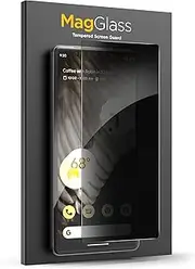 [magglass] Privacy Glass designed for Google Pixel 7a Screen Protector, Tempered Anti-Spy Display Guard (NOT Compatible with Fingerprint Sensor)