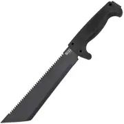 SOG SOGFari Machete Tanto 10" Fixed Blade w/ Sheath Straight & Saw Back MC04-N