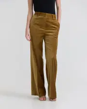 Lydia Stretch Velvet Pants
