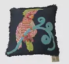 Blissliving Home Pajaro New Decor Throw Pillow Blue Duck Feather Down Bird Tag