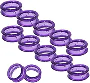 TOYANDONA 12Pcs Soft Silicone Finger Rings for Dog Grooming Scissors Comfortable Ergonomic Silicone Protectors for Easy Grooming Durable Pet Hair Cutting Accessories Bright Colors
