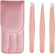 Eyebrows Tweezers Set,Stainless Steel Precision Remover Kit for Facial Hair, ...
