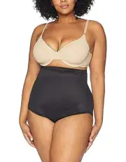 [Naomi & Nicole] Unbelievable Comfort Plus High Waist Brief in Black
