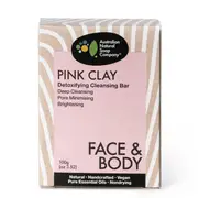 Australian Natural Soap Company ANSC Pink Clay Detoxifying Cleansing Bar