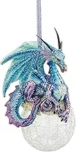 Design Toscano QS292913 Frost The Gothic Dragon 2013 Holiday Ornament, Full Color