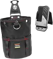 Tool Pouch with Belt Clip Waist Tool Bag Portable Storage Organizer with Multi Pockets for Repairman Craftsmen Electrician