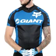 Fox Giant SALE $29.95 (RRP$89) Livewire Race Bicycle Mtb Jersey Blue Small