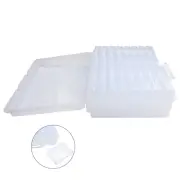 Durable Buckle Design Photo Storage Containers 16 Boxes for Sorting Pictures