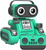 Hasviey Robot Toys for Kids, Rechargeable Remote Control Toys for Boys 3-5, RC Robots with Auto-Demonstration, Recording, Repeat, Flexible Head & Arms, Dance Moves, Music, Gift Ideas for Birthday Xmas