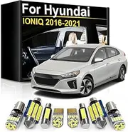Car Interior LED Lights, For Hyundai IONIQ 2016 2017 2018 2019 2020 Map Dome Trunk License Plate Lamp