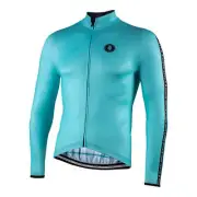 Bianchi VALFURVA Men's Cycling Long Sleeve Thermal Jersey (Celeste) L, 2XL, 3XL,