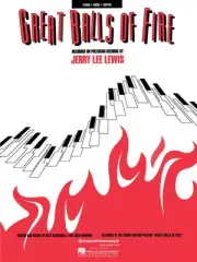 Great Balls of Fire Jerry Lee Lewis Song Piano Vocal Guitar Sheet Music Lyrics