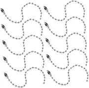 UTHCLO 100pcs Bead Chain Necklace: for DIY Jewelry Durable Metal Dog Tag Chains for DIY Bracelets Necklaces and Decorative Accessories