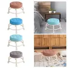 Low Roller Seat Universal Swivel Casters Shoe Changing Stool Seat for Garage