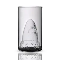 在飛比找蝦皮購物優惠-大鯊魚杯個性創意杯子紅酒杯啤酒杯酒吧杯透明雙層玻璃水杯玻璃杯