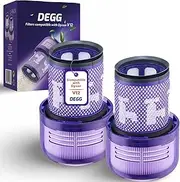 [DEGG] HEPA Filter Suitable for Dyson V12 Detect Slim Washable Replacement for Dyson V12 Filter Parts Handle Vacuum Cleaner Durable Premium Quality - Pack of 2