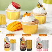 50 Pcs Mini Loaf Pans with Lids and Spoons Sealing Stickers Nonstick Mini lepTy