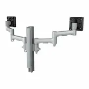 Atdec AWMS-2-4640-F-S monitor mount /stand 46 cm (18.1") Desk Black