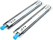 227Kg Locking Drawer Slides 406 to 1422mm Heavy Duty Fridge Runner Full Extension 813mm Closed - 1626mm Extended