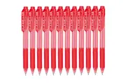 Pentel e-Ball BK130 Retractable Ballpoint Pen 1.0mm Red Box 12