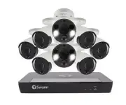 Swann 16-Channel 4K 6 4K Bullet Cameras and 2 4K Spotlight Bullet Cameras