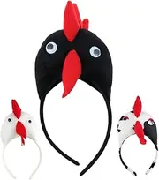[NULYLU] Funny Chick Headband Set Animal Costume Accessories Photo Booth Props Pcs Party Headbands Cosplay Headdress