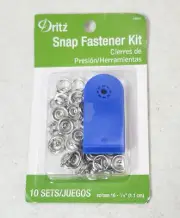 DRITZ Snap Fastener Kit 10 Sets Size 16 NEW