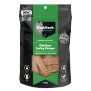 Black Hawk Chicken Jerky Straps Dog Treats (100g pack)