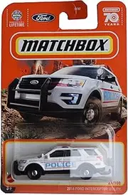 [Matchbox] 2016 Ford Interceptor Utility, White 26/100 [Police]