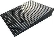 Rubber Threshold Ramp for Wheelchairs & Doors - Heavy Duty, Easy Install with Screw Holes, Anti-Slip & Waterproof Design - Ideal for Doorways, Garages, & Homes(50 * 60 * 10cm)