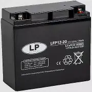 BATTERY LITHIUM 12V LFP12-20, 20AH 12V LITHIUM LiFePO4 2.8Kg