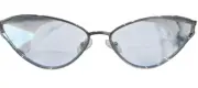 TIFFANY Womens Sunglasses TF3095 6196MF Pale Gold Frame W/ Photo Azure Blue 61MM